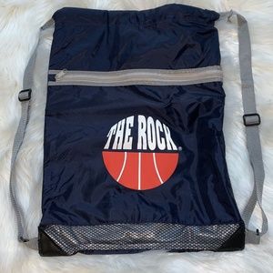 New! The Rock Basketball Bag/Backpack/Cinchbag